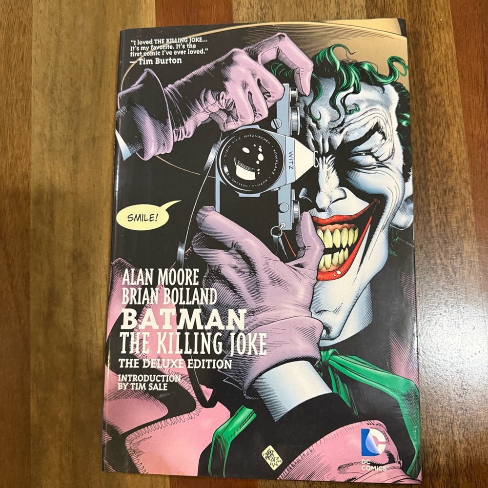 Batman The Killing Joke Deluxe Edition Hardcover Alan Moore DC Comics Graphic No
